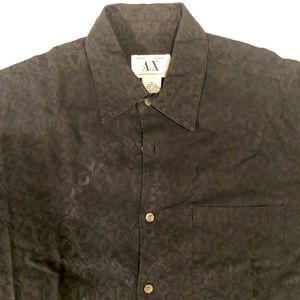 Armani Exchange goth dress shirt